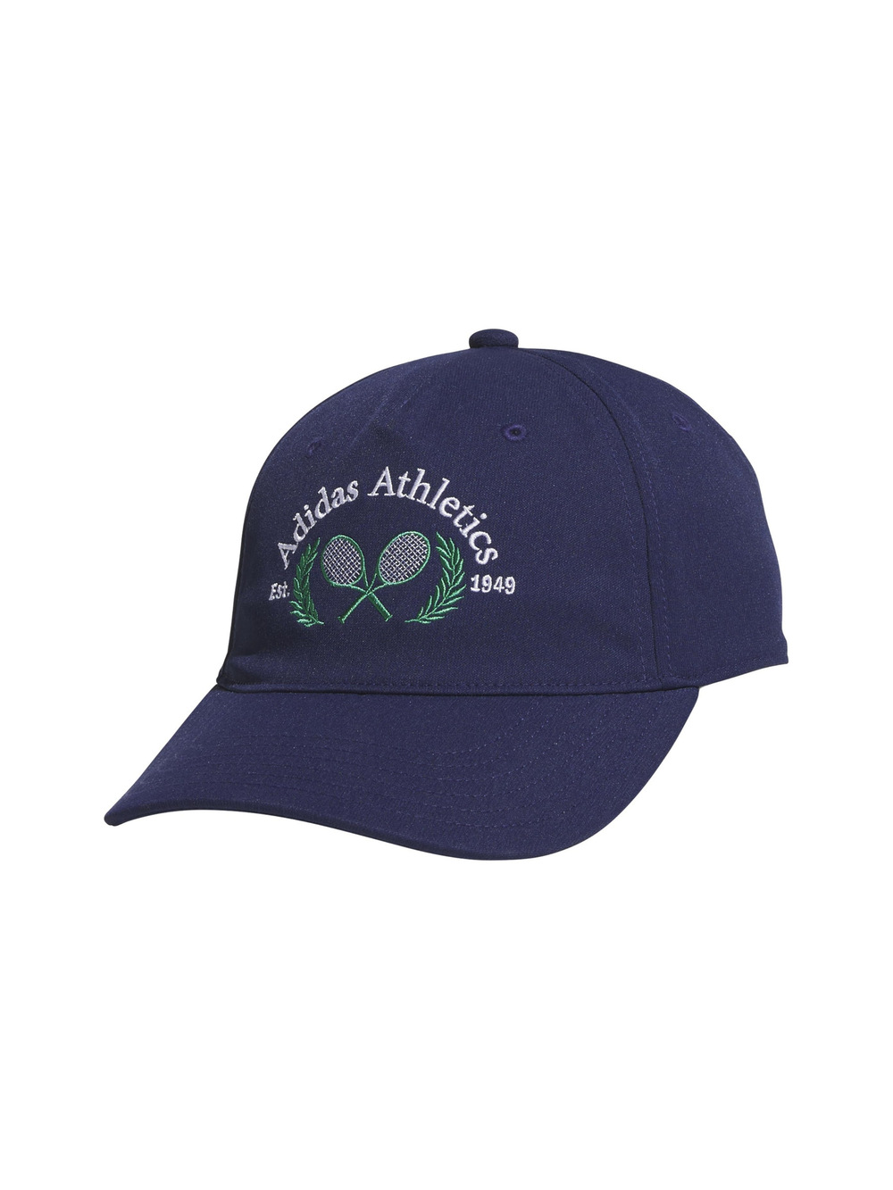 adidas Unisex Adult Court Relaxed Fit Strapback Hat | Blue, Green | Size OS
